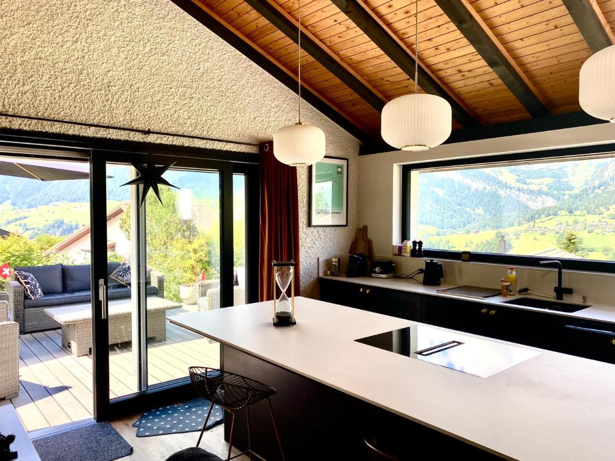 Beautiful Chalet On The Piste In Swiss Alps Alt St. Johann 外观 照片